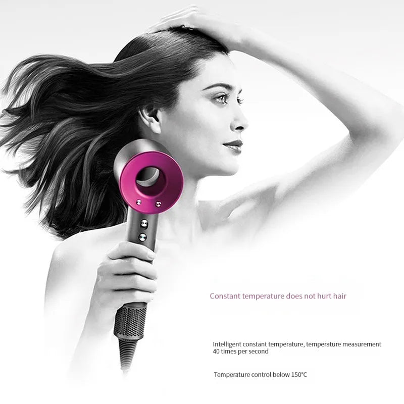 Electric Hair Dryer Speed High Power Negative Ion Hollow Leafless Brushless Motor Hair Salon Special Constant Temperature Hair Care Blowdryer