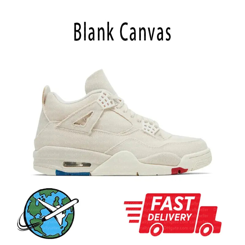 With Box 4 Orchid Basketball Shoes 4S Bred Metallic Gold Black Cat University Blue White Oreo White Cement 2025 Sneakers