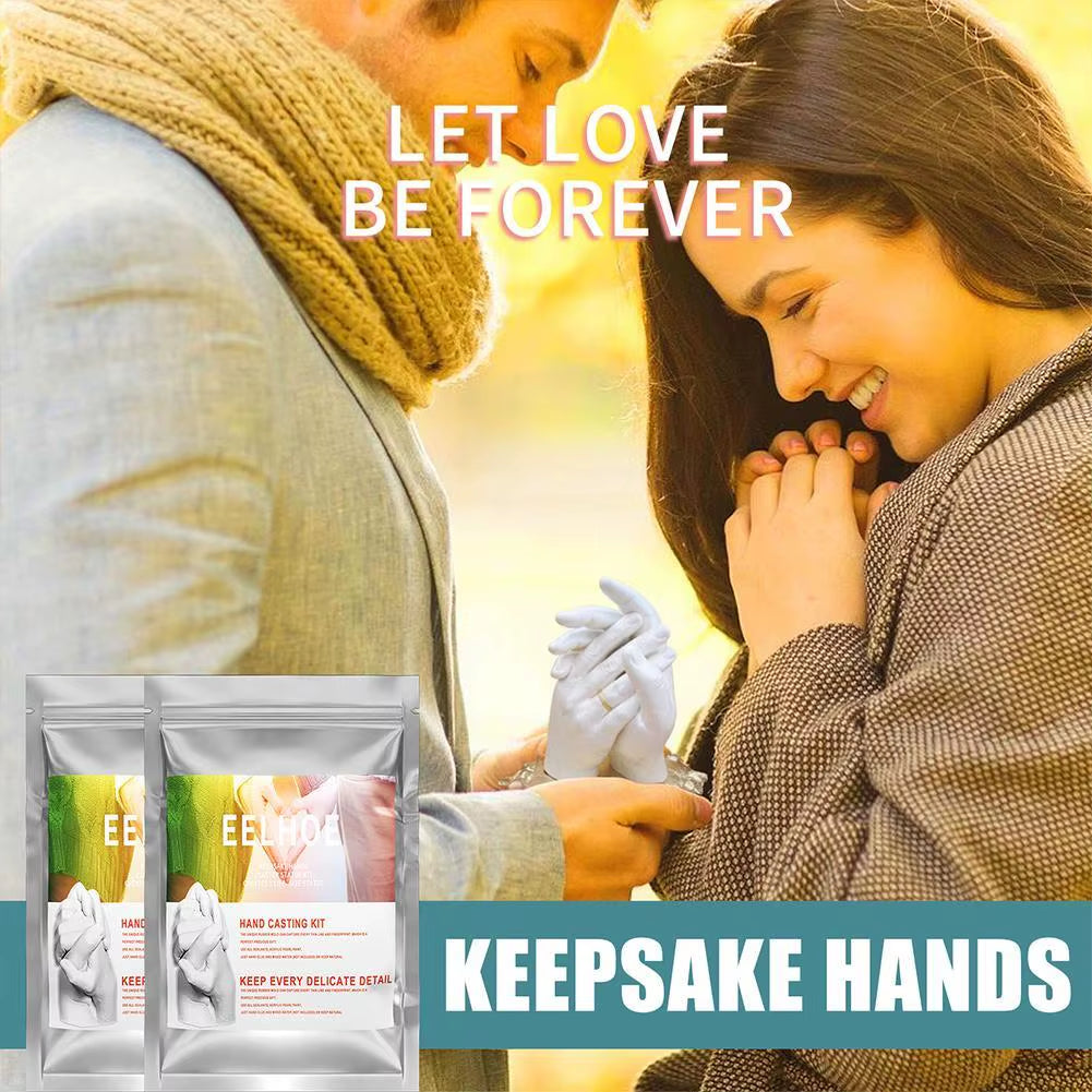 3D Hands Mold Casting 50G Kit Clone Powder Model Powder Set Model Foot Couple Valentine'S Print Baby DIY 3D Model Hand Day I5Z8