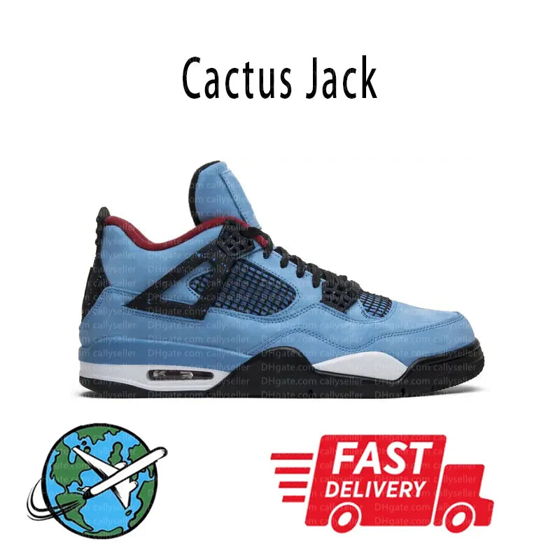 With Box 4 Orchid Basketball Shoes 4S Bred Metallic Gold Black Cat University Blue White Oreo White Cement 2025 Sneakers