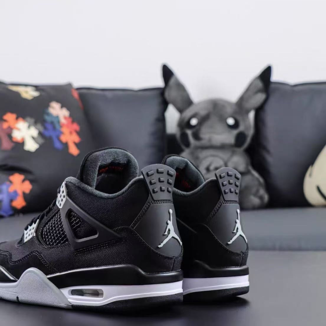 Jordan Air Jordan 4 Men'S Mid Top Retro Basketball Shoes Sneakers