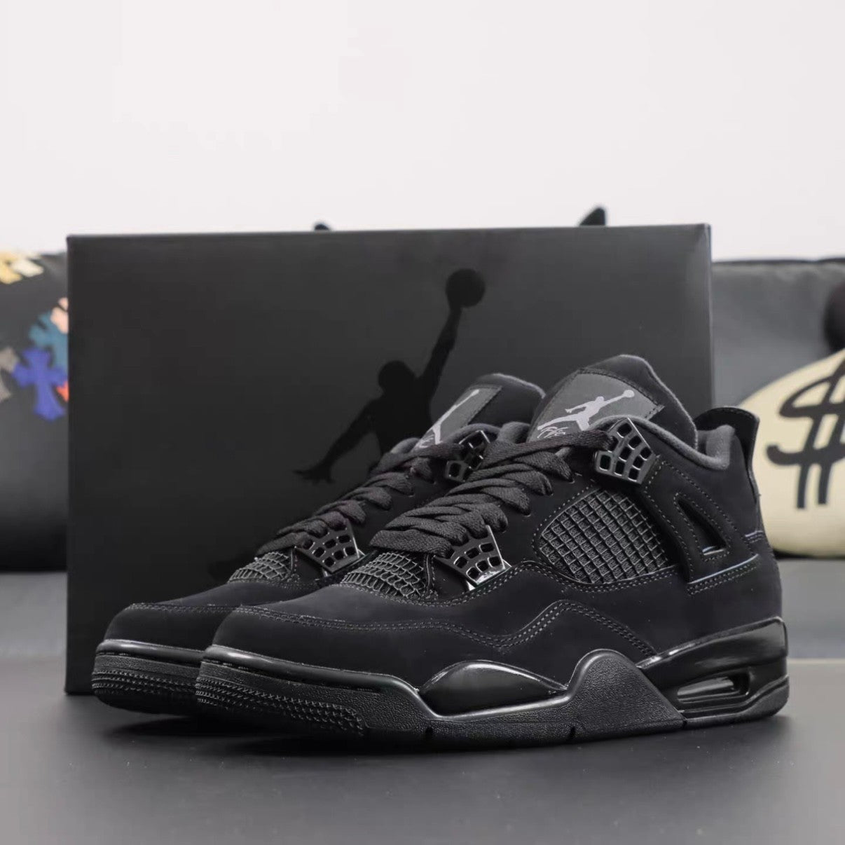 Jordan Air Jordan 4 Men'S Mid Top Retro Basketball Shoes Sneakers