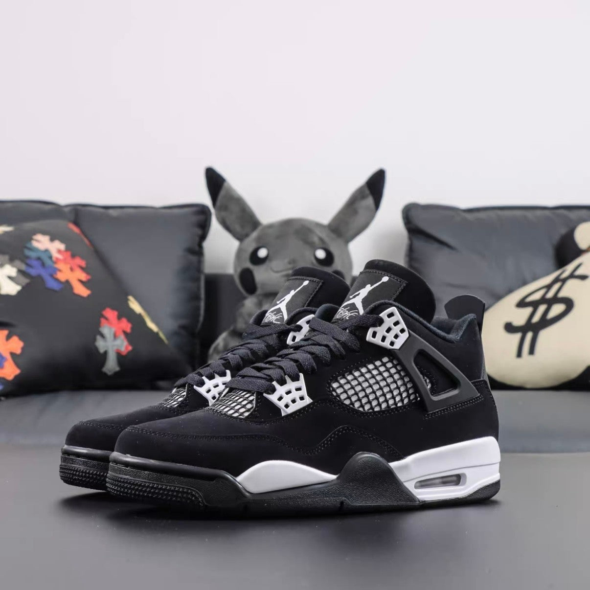 Jordan Air Jordan 4 Men'S Mid Top Retro Basketball Shoes Sneakers