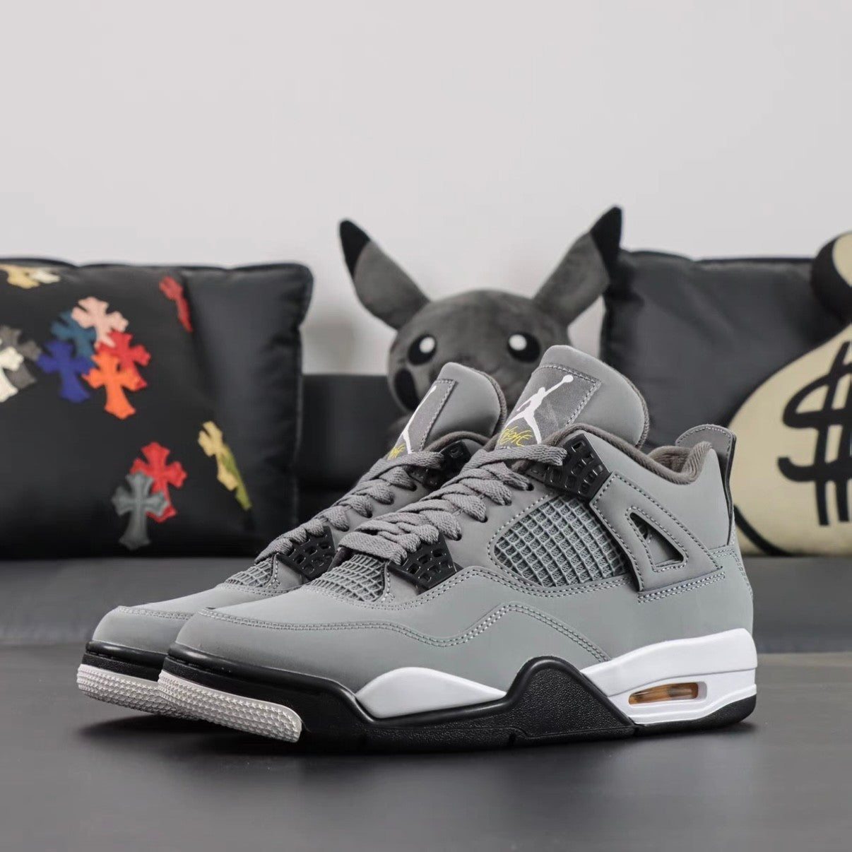 Jordan Air Jordan 4 Men'S Mid Top Retro Basketball Shoes Sneakers