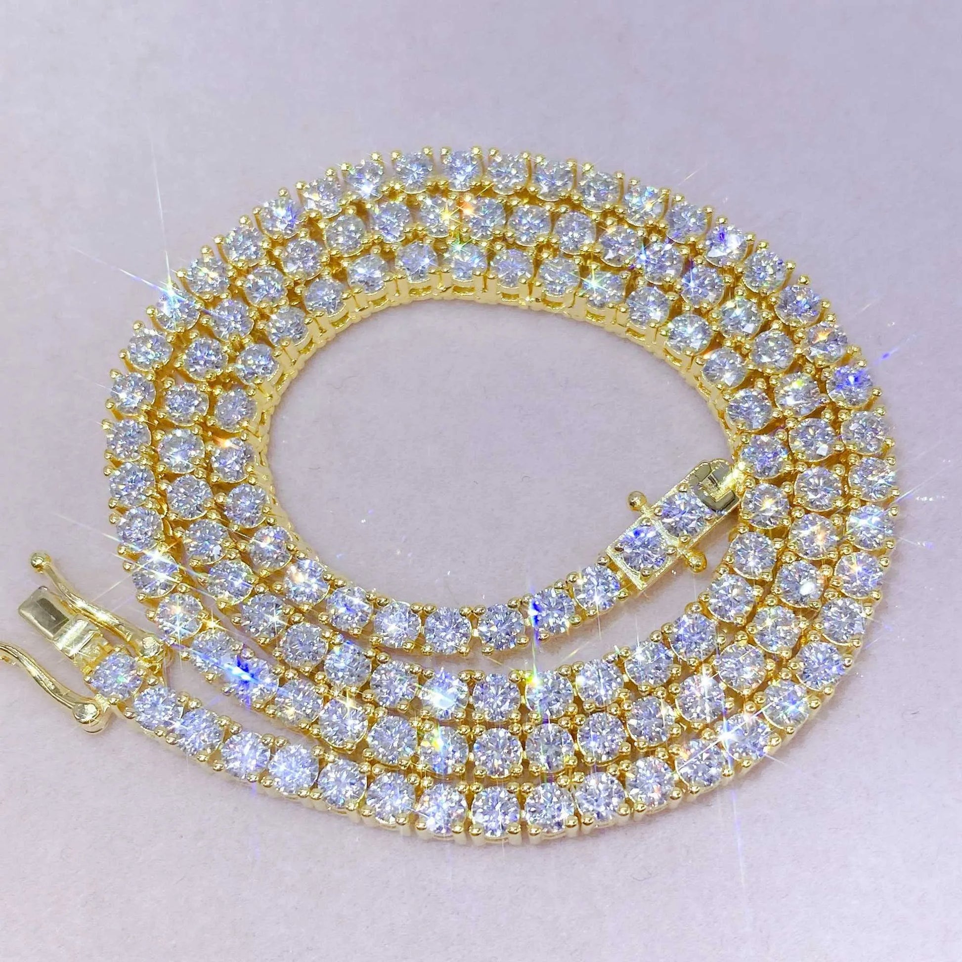Fashion Designer Moissanite Tennis Chain Vvs Choker Kendrascott Heart Pendant 925 Sterling Silver Necklace for Women Men Luxury Jewelry Gold Necklace Gift Box AAA