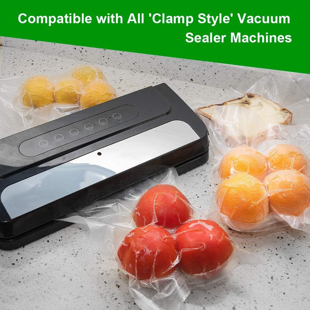 6 Pack 8"X20'(3Rolls) And11"X20'(3Rolls) Food Vacuum Sealer Bags Rolls with BPA Free,Heavy Duty,Great for Sous Vide and Vac Seal Storage